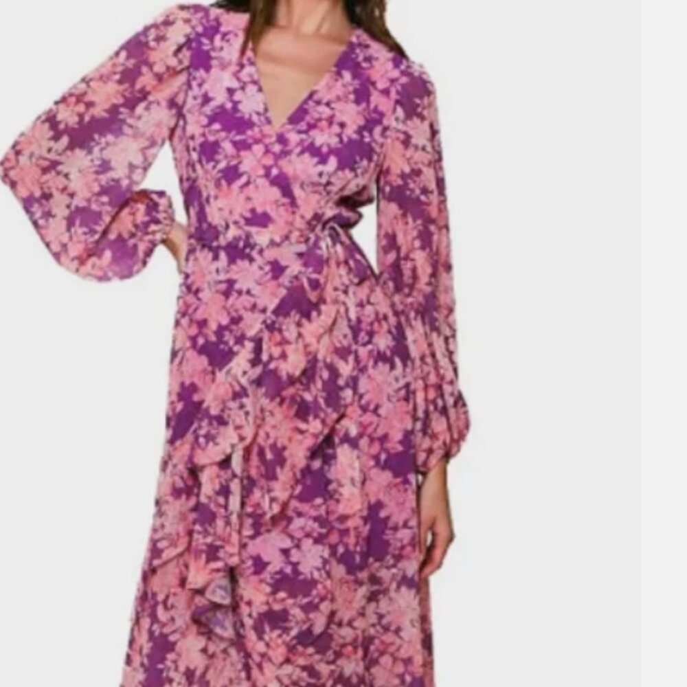 NWT Hutch Sadey Floral Wrap Dress Size XS MSRP 350